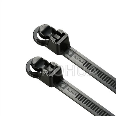 圓頭易退式紮線帶 218mm 100pcs ( HB-200BK )