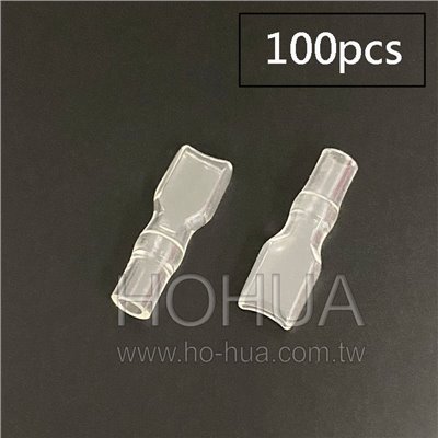 絕緣套透明 小方型 100pcs ( JP1752H2 )