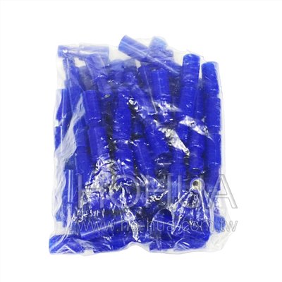 全絕緣子彈型公端子 實藍色 100pcs ( 2-156MD ) ( BD2-4AFC )