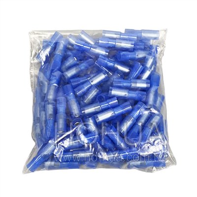 全絕緣子彈型母端子 透藍色 100pcs ( 2-156F ) ( RE2-4AF-T )