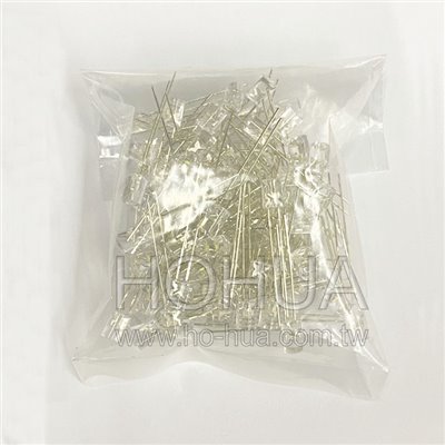 5mm平頭LED 白光 100pcs ( DL5W8C9 )