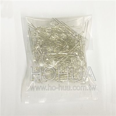 5mm鋼盔型 冷白光 100pcs ( 3.4V 20mA 120度 )
