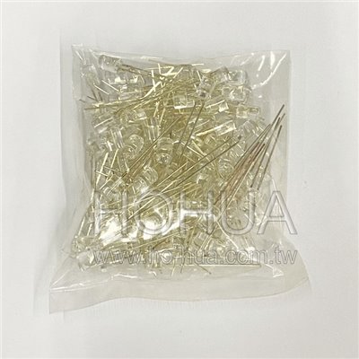 5mm圓柱型 橙光 100pcs ( 2.2V 590nm 85° )