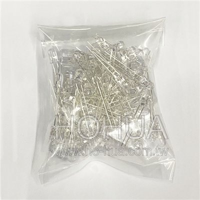 5mm透膠 高亮紅光 100pcs ( 2.1-2.2V 20mA 20度 )