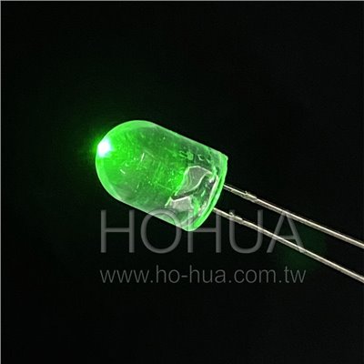 8mm透膠 高綠LED 1pcs
