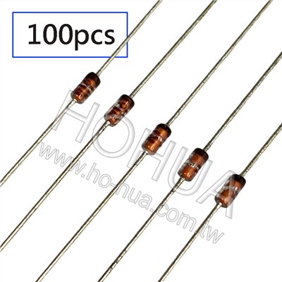 整流二極體 0.2A100V ( 1N914 ) 100pcs