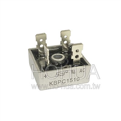 橋式整流器 15A 1000V( KBPC1510 ) 1pcs 桌型