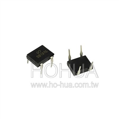 方型橋式整流器 1A 1000V ( DB107 ) 2pcs