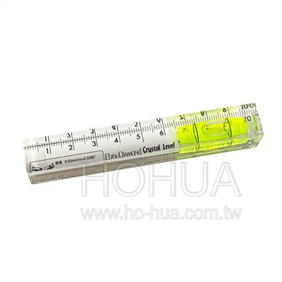 EBISU 日製水晶水平尺-15x15x100 mm ( ED-10CL )