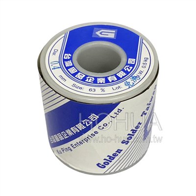 固品免洗錫絲 63%0.4φ- 500g ( 63/37 免洗0.4φ- 500g )
