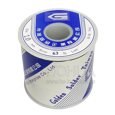固品錫絲 63%1.0φ- 1kg ( 63/37 1.0φ - 1kg )