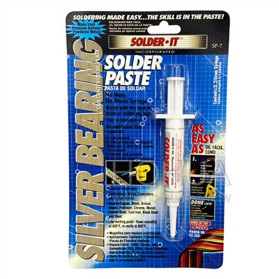 SOLDER-IT 低溫銀焊膏 7.1g 316.220(SP-7) 針筒型 美國製