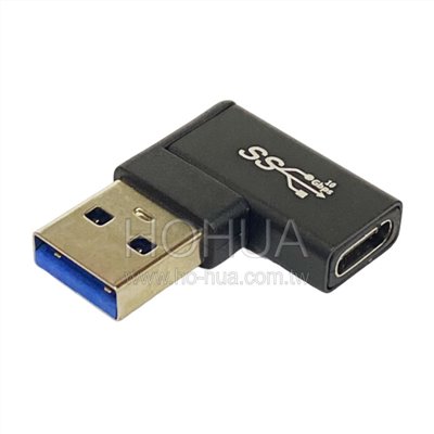 USB 3.0 A公 轉 TYPE-C 母 90度L型轉接頭  TYPEC-95