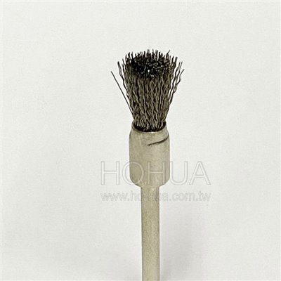 附柄拋光不銹鋼磨角刷 6x3mm柄 YSA6