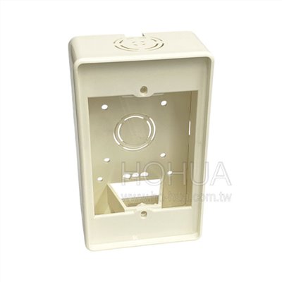 露外型塑膠盒 1P ( TS-2009 ABOX1P ) 配線盒 接線盒 一聯明盒 台灣製造