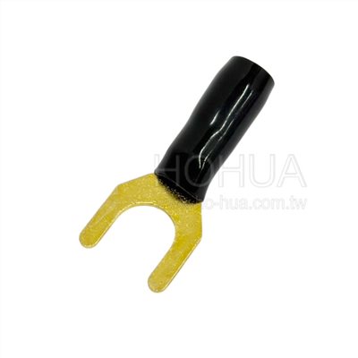 鍍金Y型端子 黑色 GY-5.5-8 1pcs
