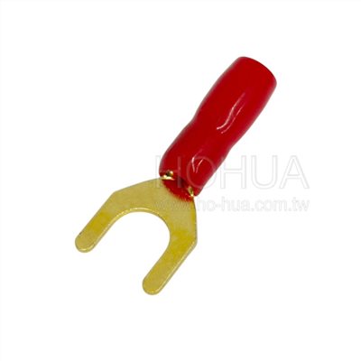 鍍金Y型端子 紅色 GY-5.5-8 1pcs