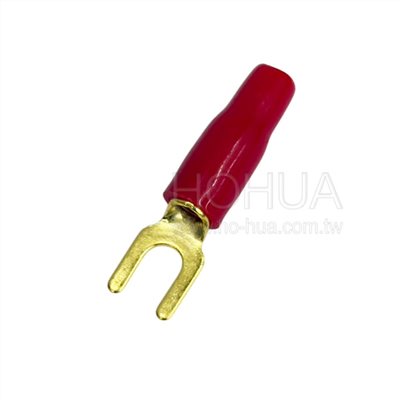 鍍金Y型端子 紅色 GY-3.5-4 1pcs