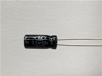 電解電容3.3uF50V 10pcs ( EC3.3uF50V 5x11/105℃ )