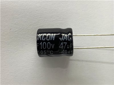 電解電容47uF100V 2pcs ( EC47uF100V 10x12/105℃ )
