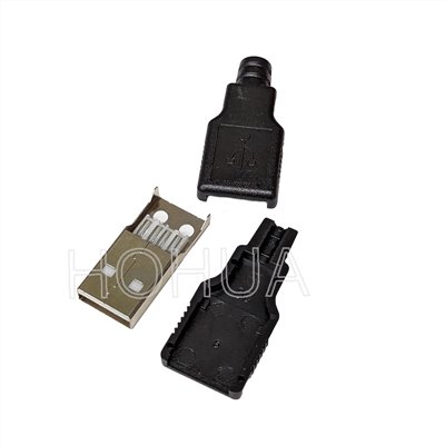 USB A公 三件式 接頭 (UA-171)