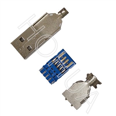 USB3.0 A公 三件式 (L33-AF-3)